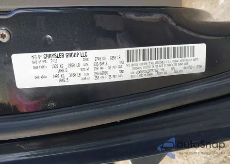 2011 Dodge Grand Caravan Mainstreet z USA, uszkodzony, nr VIN 2D4RN3DG1BR787232